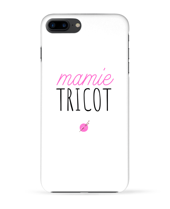Case 3D iPhone 7+ Mamie tricot by tunetoo