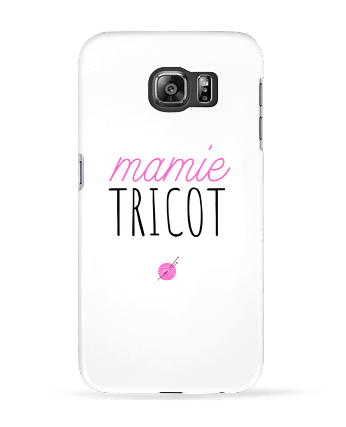 Case 3D Samsung Galaxy S6 Mamie tricot - tunetoo