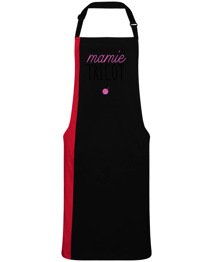 Tablier bicolore Mamie tricot par  tunetoo