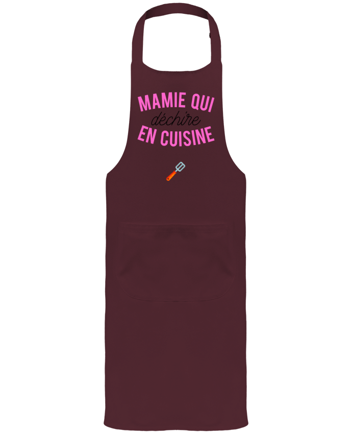 Tablier avec poches Mamie qui déchire en cuisine par tunetoo