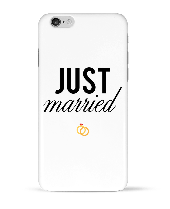Case 3D iPhone 6 Just married by tunetoo