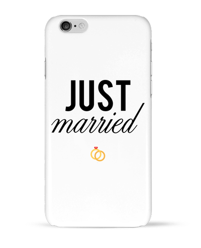 Coque iPhone 6 Just married par tunetoo