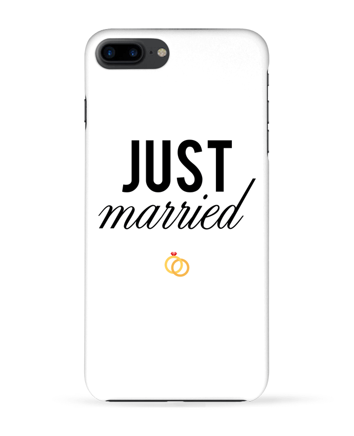 Case 3D iPhone 7+ Just married by tunetoo