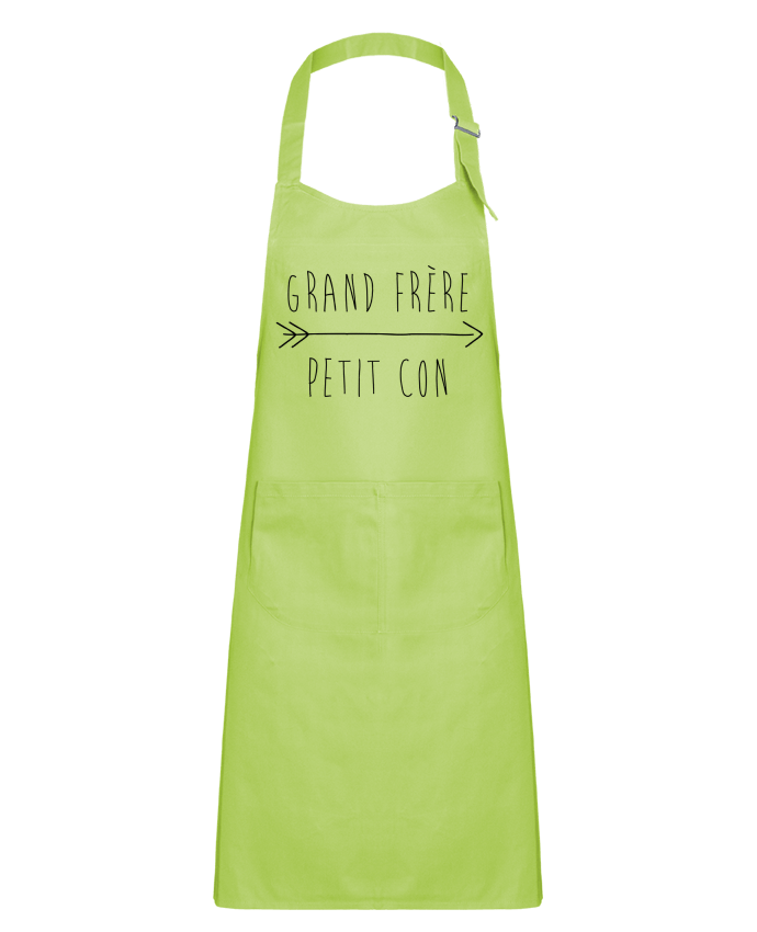 Kids chef pocket apron Grand frère, petit con by tunetoo