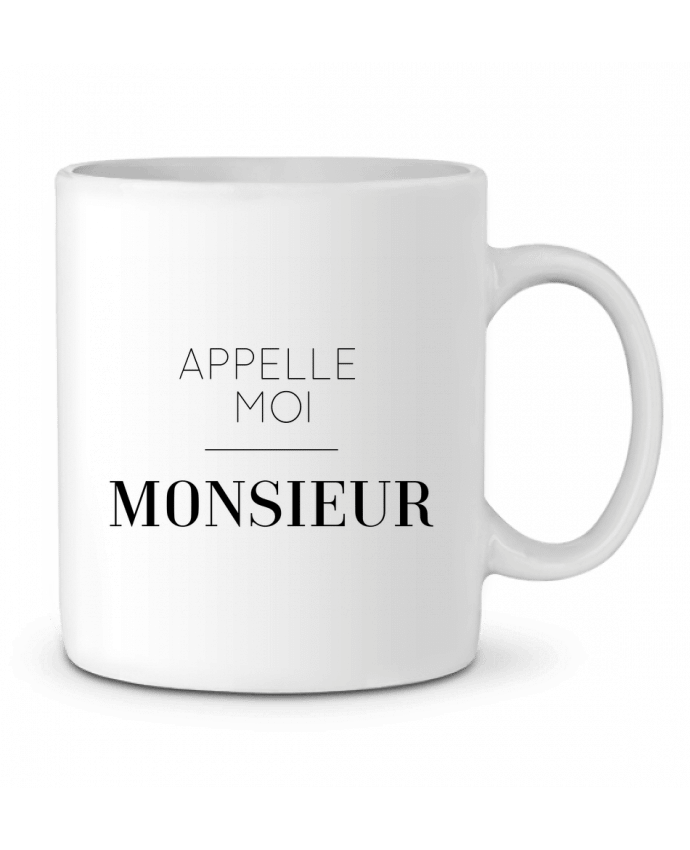 Ceramic Mug Appelle moi Monsieur by tunetoo
