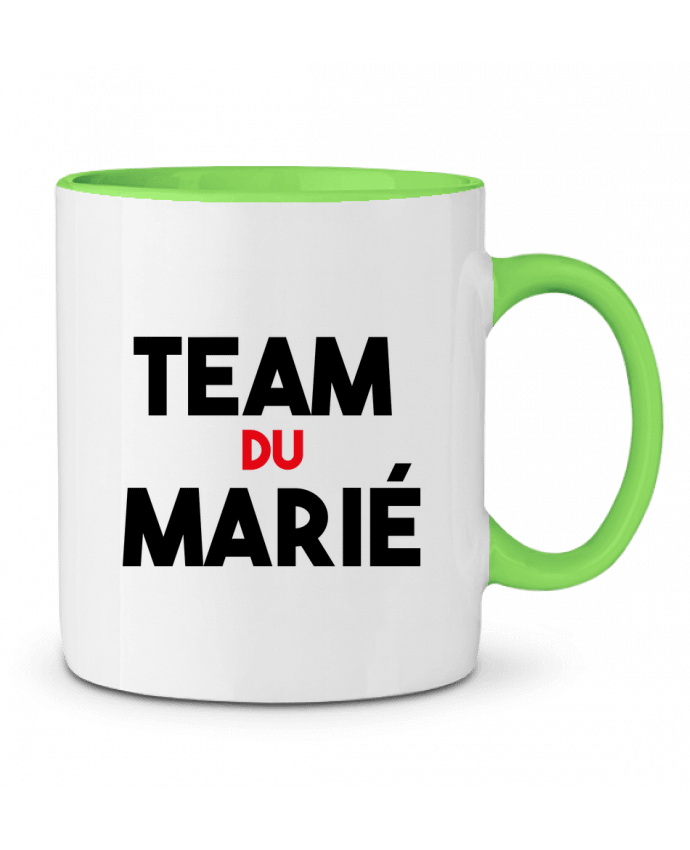 Mug bicolore Team du marié tunetoo