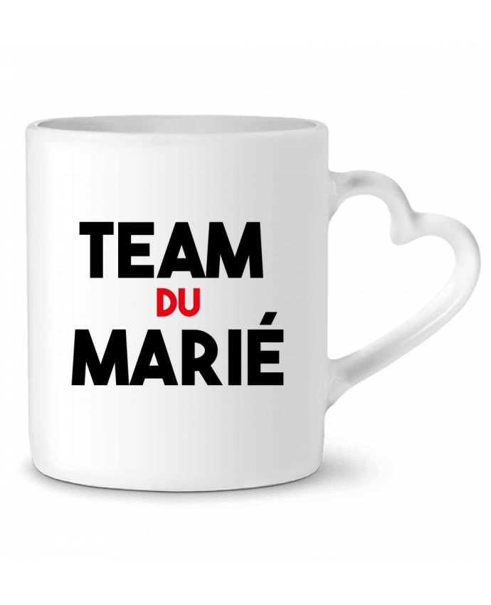 Mug coeur Team du marié par tunetoo