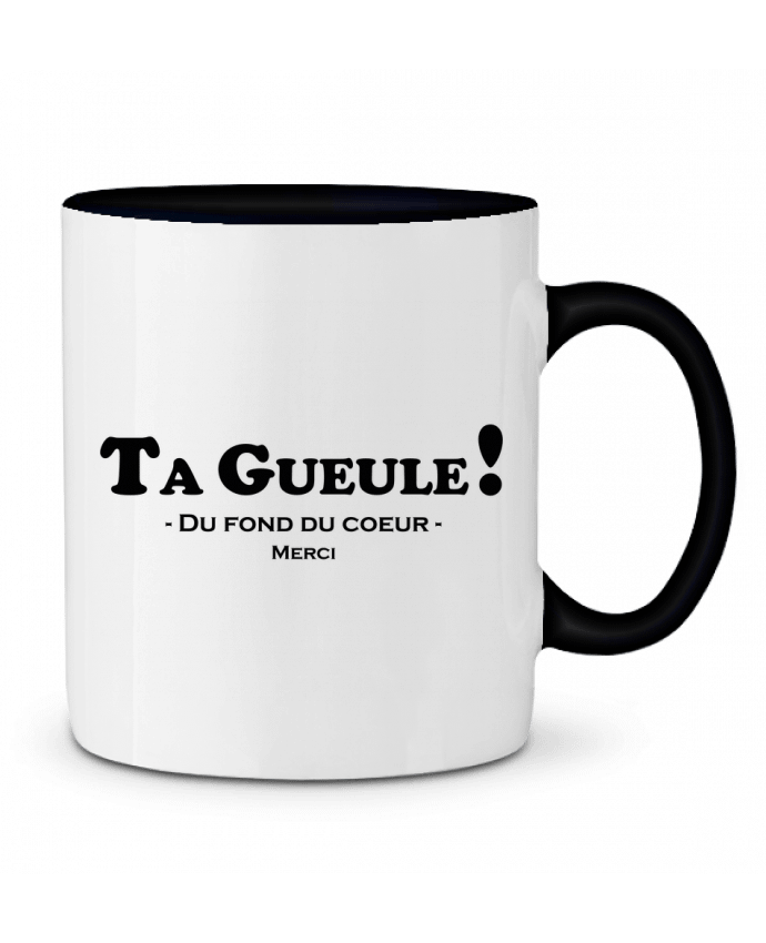Two-tone Ceramic Mug Ta geule ! tunetoo