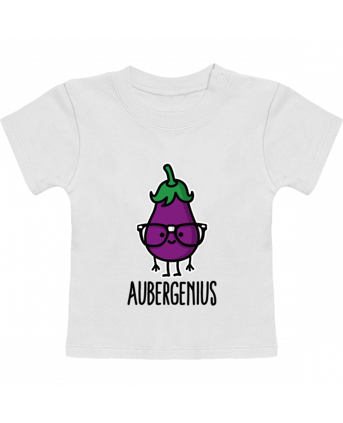 T-shirt bébé Aubergenius manches courtes du designer LaundryFactory