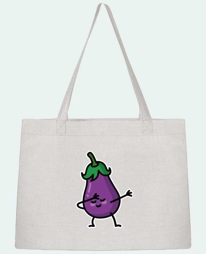 Shopping tote bag Stanley Stella Aubergine dab by LaundryFactory