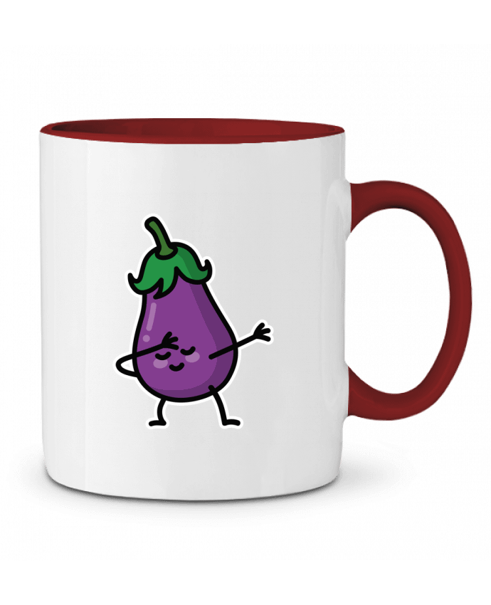 Mug bicolore Aubergine dab LaundryFactory