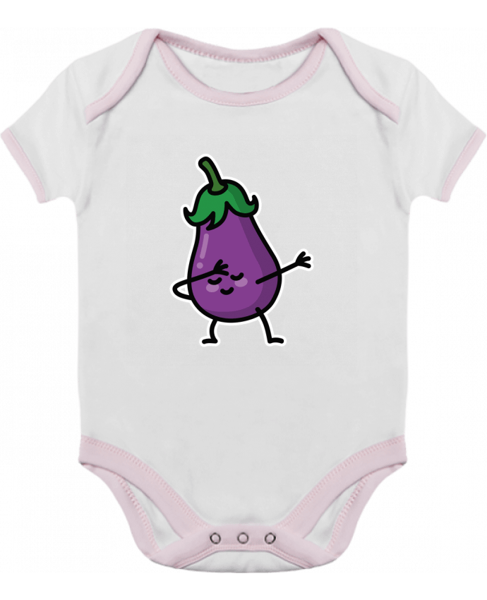 Baby Body Contrast Aubergine dab by LaundryFactory