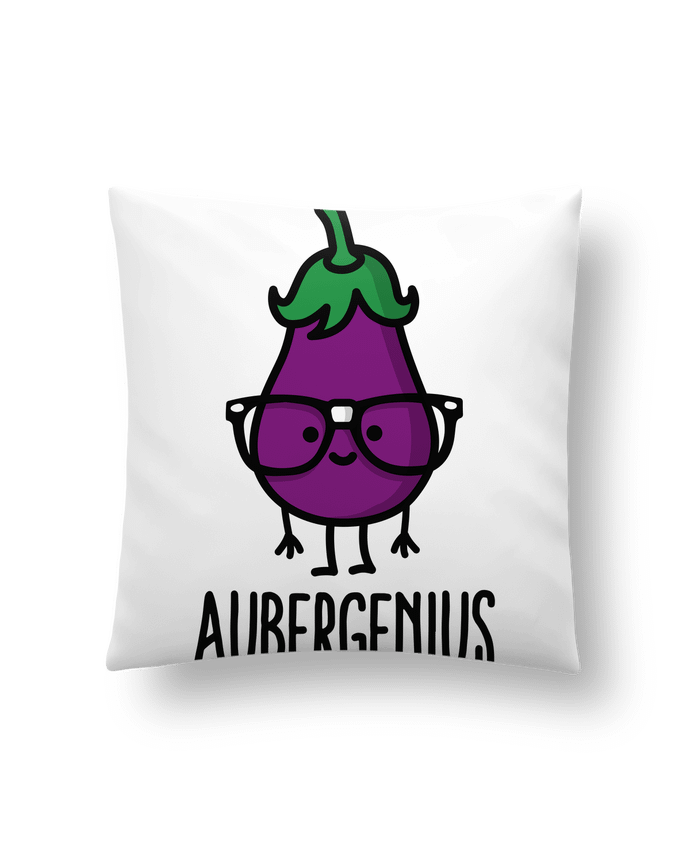 Cushion synthetic soft 45 x 45 cm Aubergenius by LaundryFactory