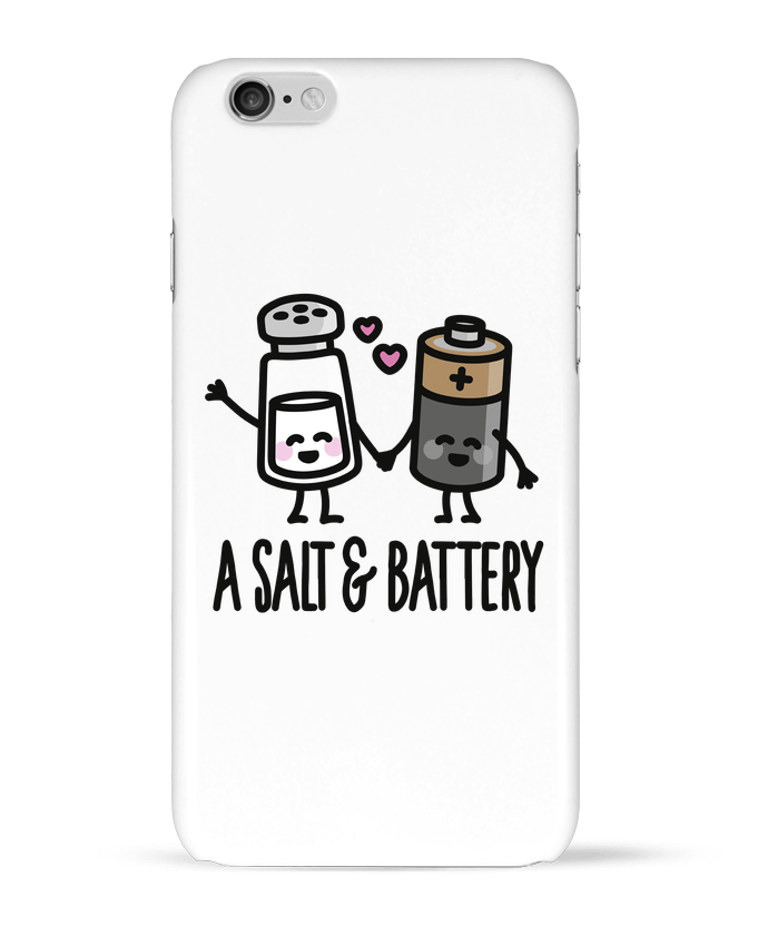 Case 3D iPhone 6 A salt and battery by LaundryFactory