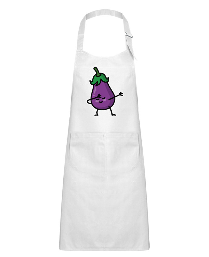 Kids chef pocket apron Aubergine dab by LaundryFactory