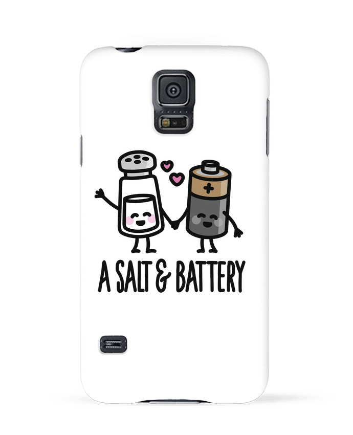 Case 3D Samsung Galaxy S5 A salt and battery by LaundryFactory