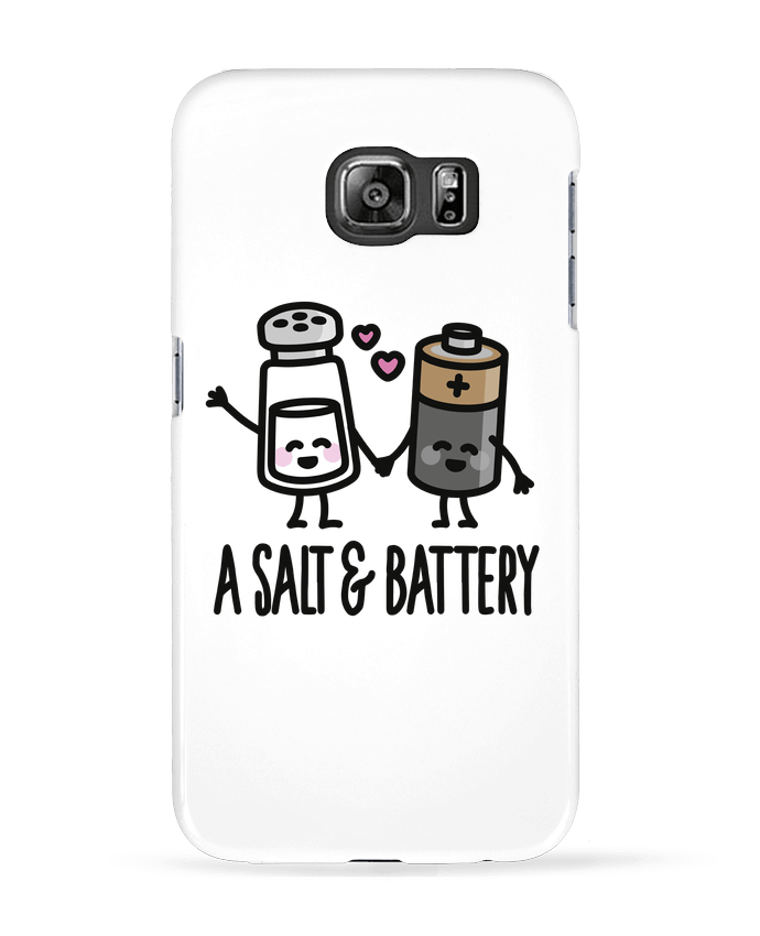 Case 3D Samsung Galaxy S6 A salt and battery - LaundryFactory