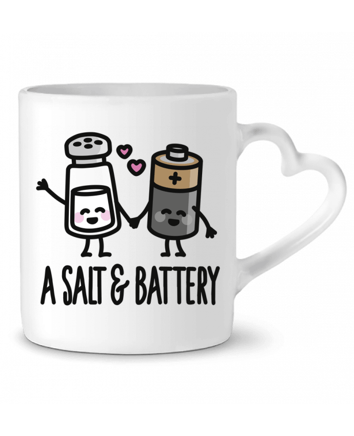 Mug coeur A salt and battery par LaundryFactory