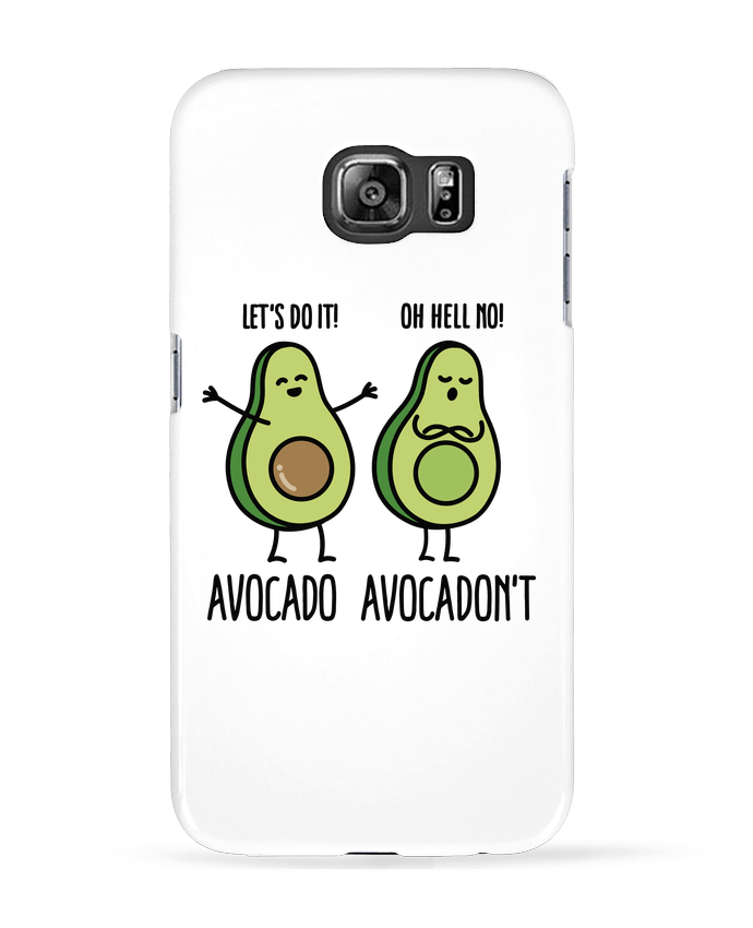Case 3D Samsung Galaxy S6 Avocado avocadont - LaundryFactory
