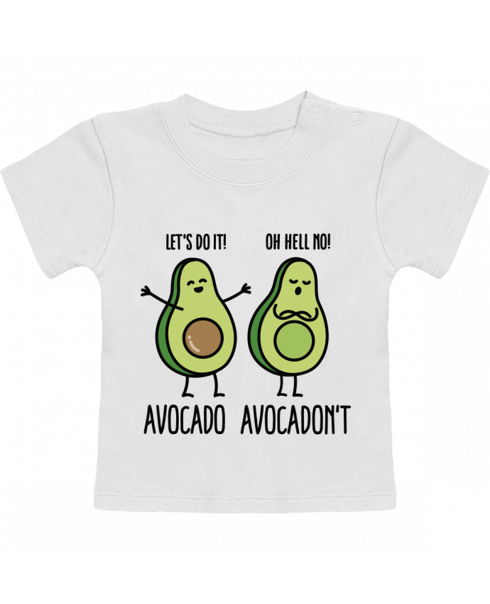 T-shirt bébé Avocado avocadont manches courtes du designer LaundryFactory