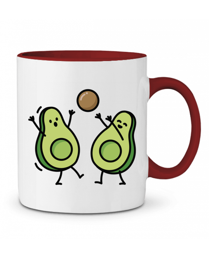 Mug bicolore Avocado handball LaundryFactory