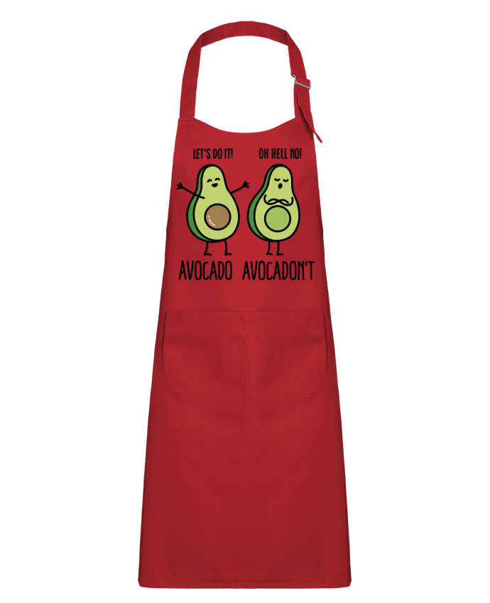 Kids chef pocket apron Avocado avocadont by LaundryFactory