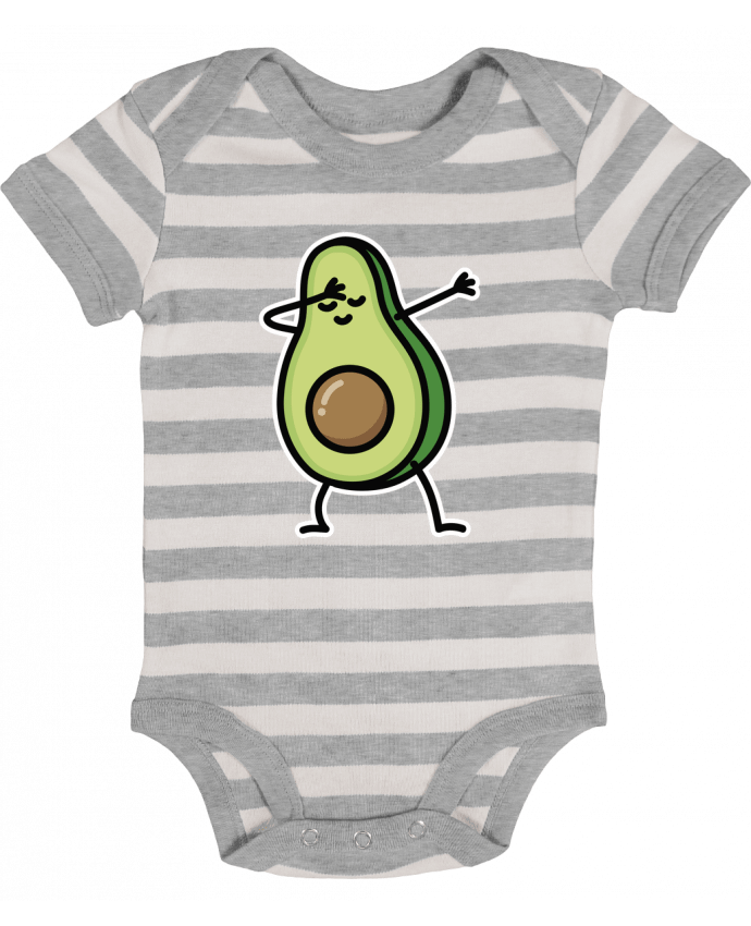 Baby Body striped Avocado dab - LaundryFactory