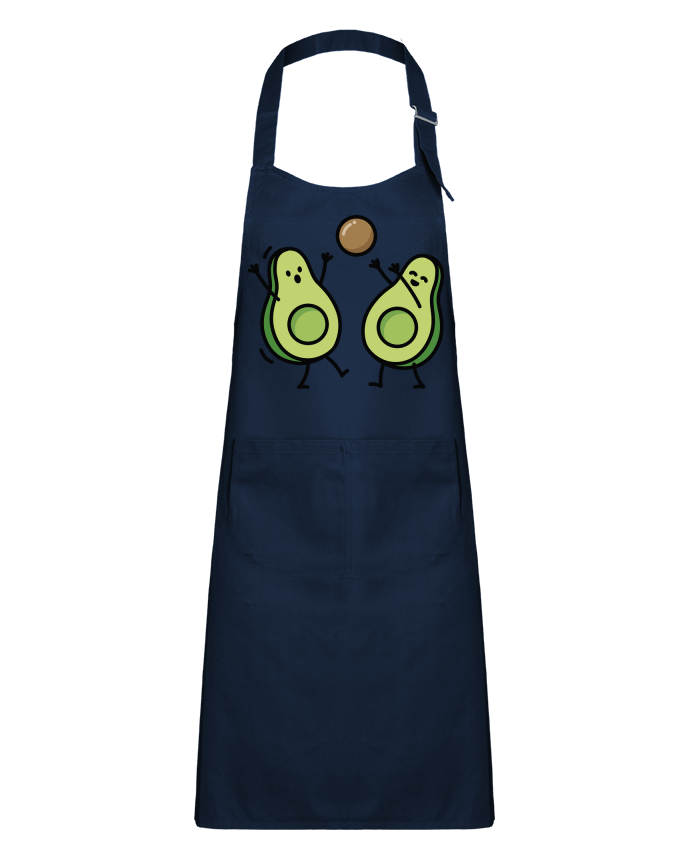 Kids chef pocket apron Avocado handball by LaundryFactory