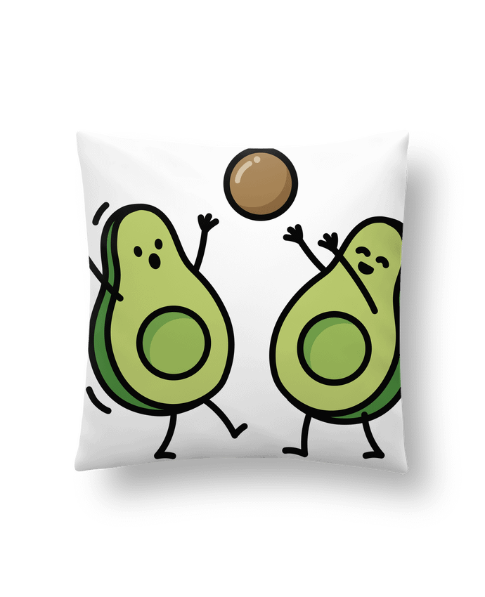 Cushion synthetic soft 45 x 45 cm Avocado handball by LaundryFactory