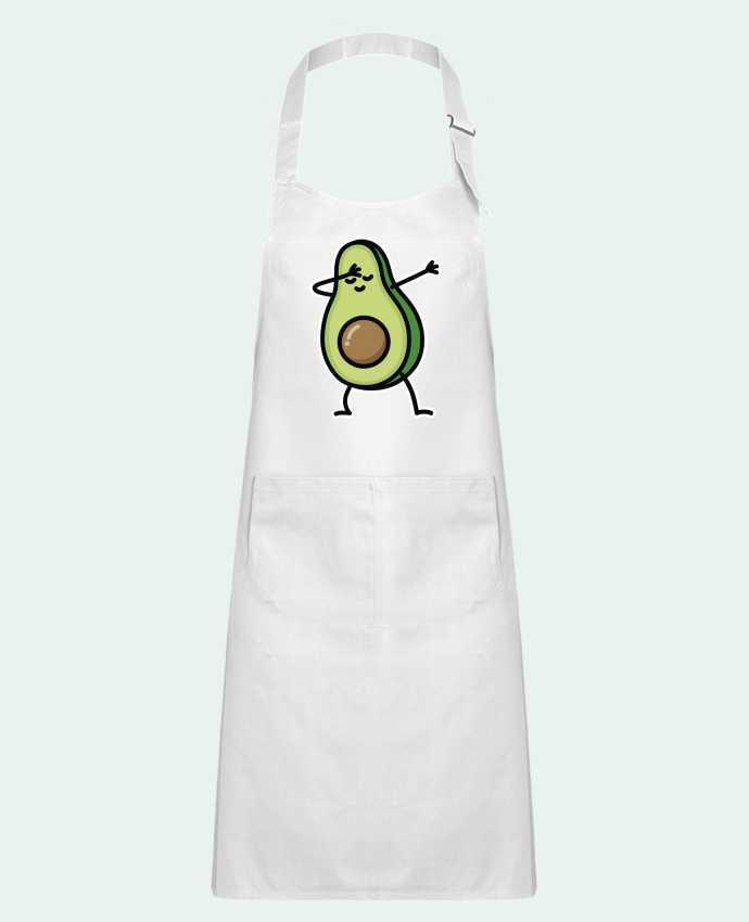 Kids chef pocket apron Avocado dab by LaundryFactory