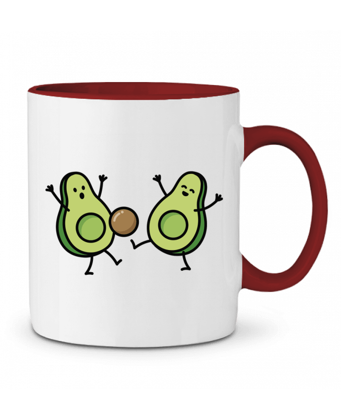Mug bicolore Avocado soccer LaundryFactory