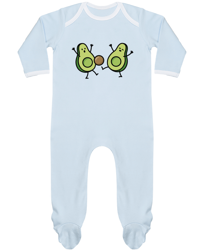 Body Pyjama Bébé Avocado soccer par LaundryFactory
