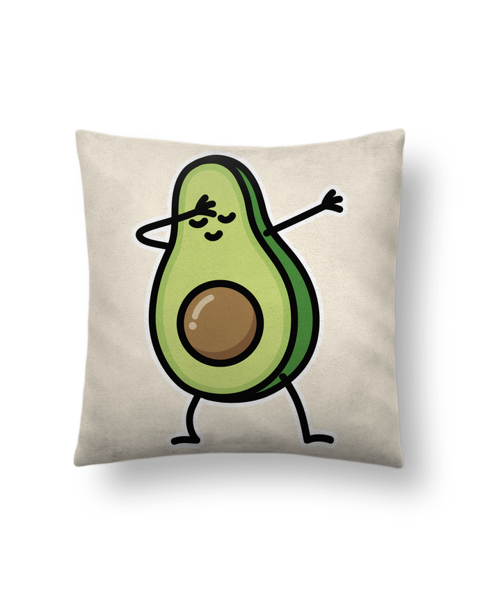 Cushion suede touch 45 x 45 cm Avocado dab by LaundryFactory