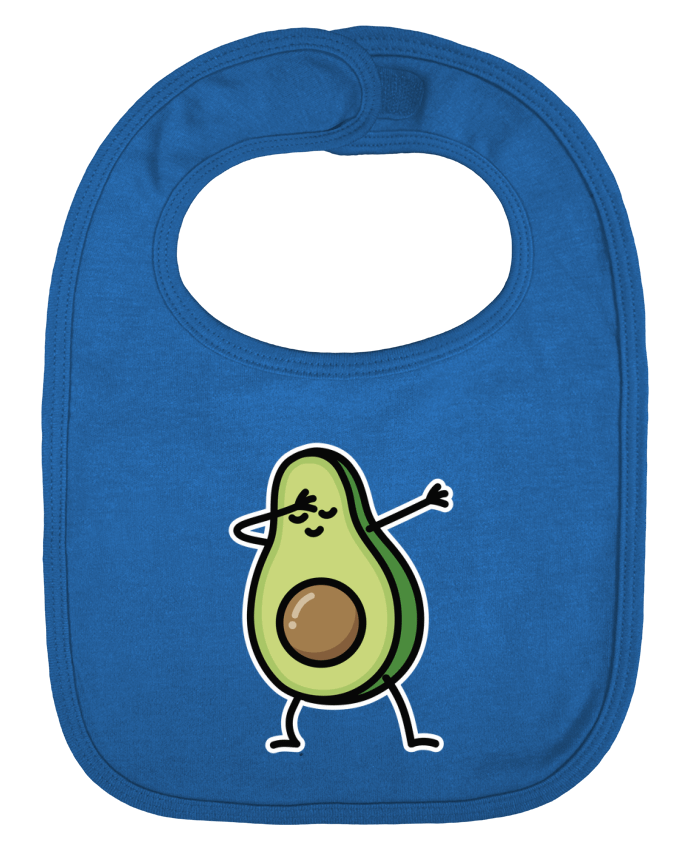 Baby Bib plain and contrast Avocado dab by LaundryFactory