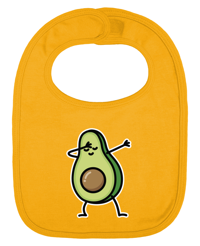 Bavoir bébé uni Avocado dab par LaundryFactory