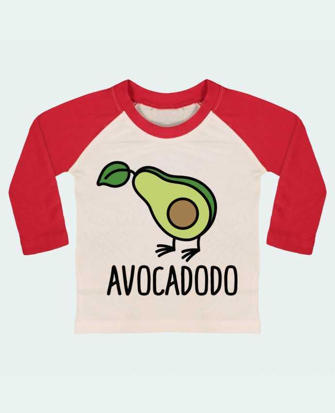 Camiseta Bebé Béisbol Manga Larga Avocadodo por LaundryFactory