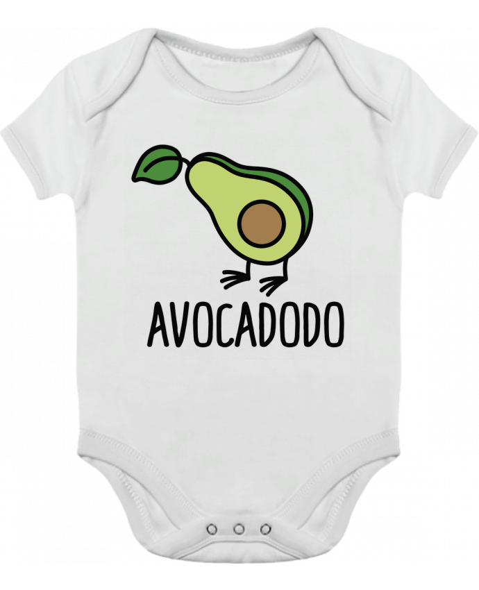 Body bébé manches contrastées Avocadodo par LaundryFactory