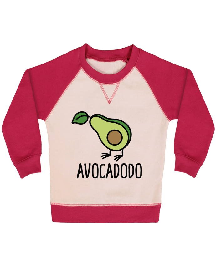 Sweatshirt Baby crew-neck sleeves contrast raglan Avocadodo by LaundryFactory