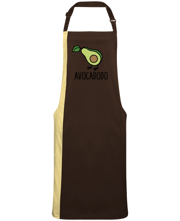 Two-tone long Apron Avocadodo by  LaundryFactory