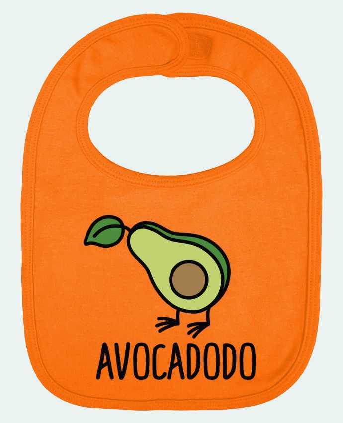 Baby Bib plain and contrast Avocadodo by LaundryFactory