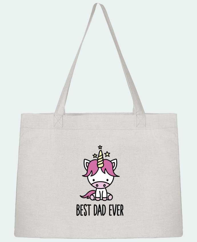 Shopping tote bag Stanley Stella Best dad ever by LaundryFactory
