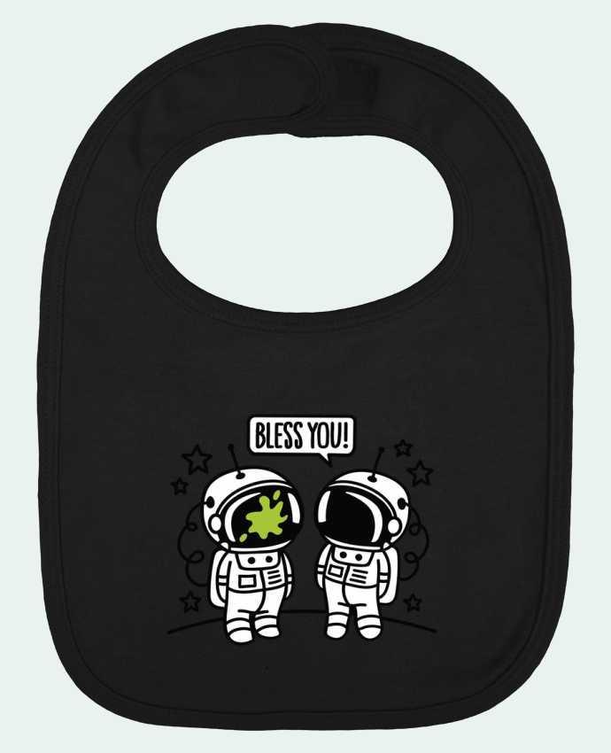 Baby Bib plain and contrast Bless you by LaundryFactory