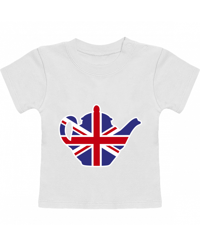 T-shirt bébé British tea pot manches courtes du designer LaundryFactory