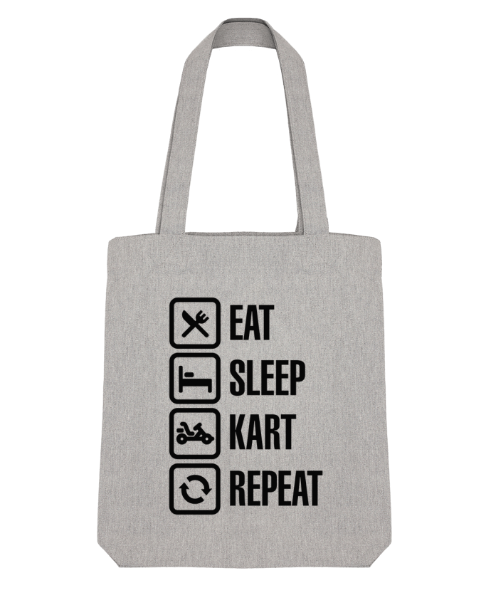 Tote Bag Stanley Stella Eat, sleep, kart, repeat by LaundryFactory 