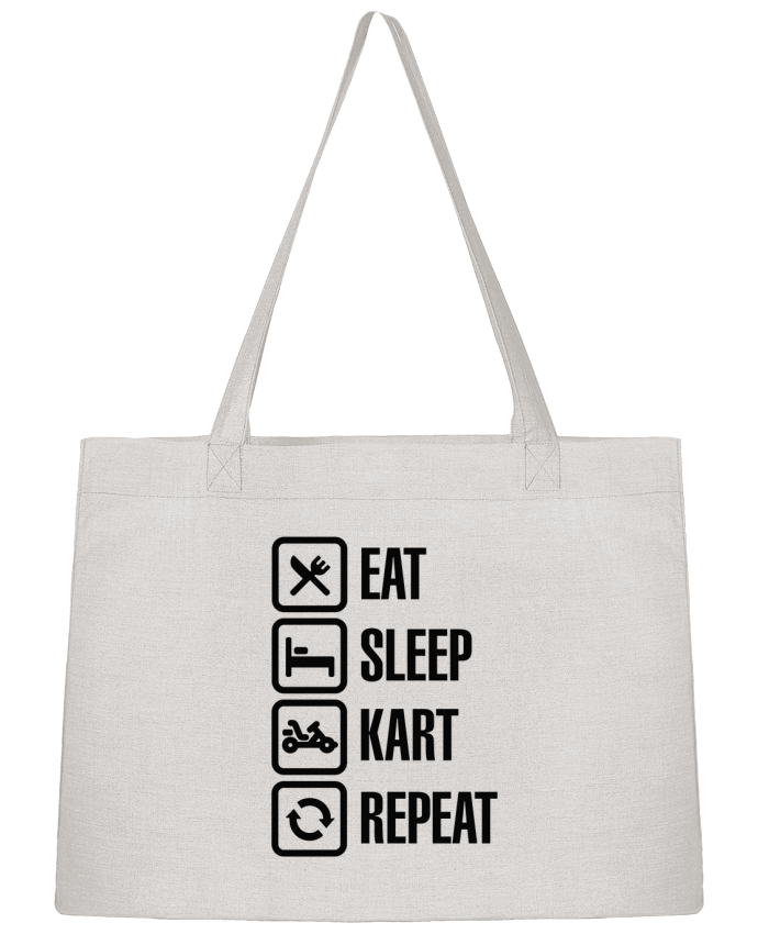 Shopping tote bag Stanley Stella Eat, sleep, kart, repeat by LaundryFactory