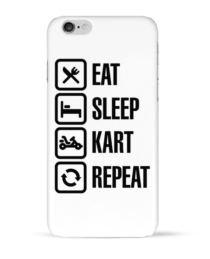 Carcasa  Iphone 6 Eat, sleep, kart, repeat por LaundryFactory