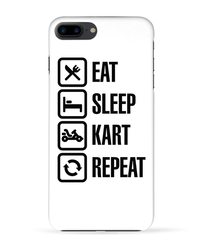 Coque iPhone 7 + Eat, sleep, kart, repeat par LaundryFactory