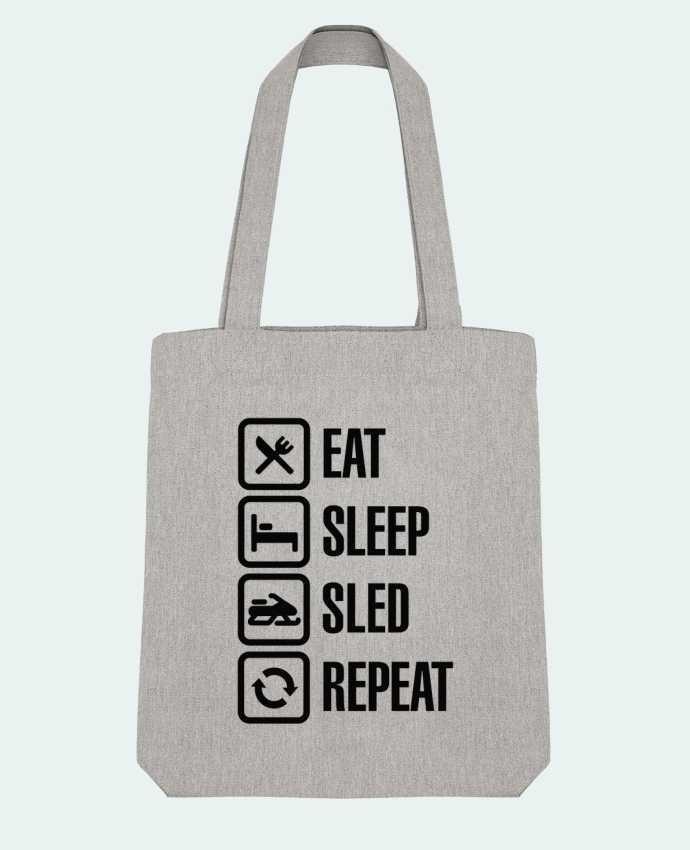 Tote Bag Stanley Stella Eat, sleep, sled, repeat by LaundryFactory 