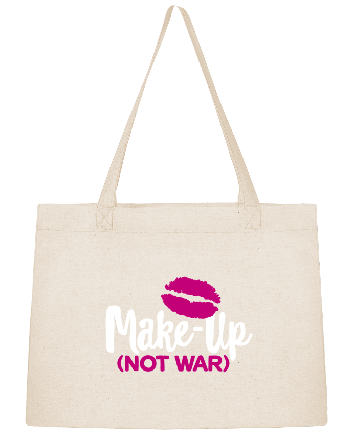 Shopping tote bag Stanley Stella Make up not war by LaundryFactory