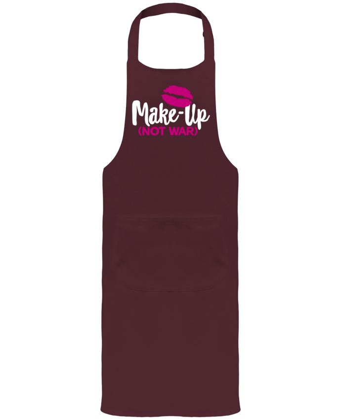 Tablier avec poches Make up not war par LaundryFactory